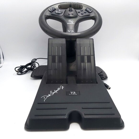 InterAct V3 Advanced FX Racing Wheel Endorsed By Dale Earnhardt Jr PC iMac USB - Picture 1 of 13